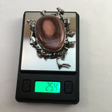 Imperial Orbicular Jasper Brutalist Pendant