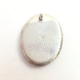 Agatized Coral Pendant