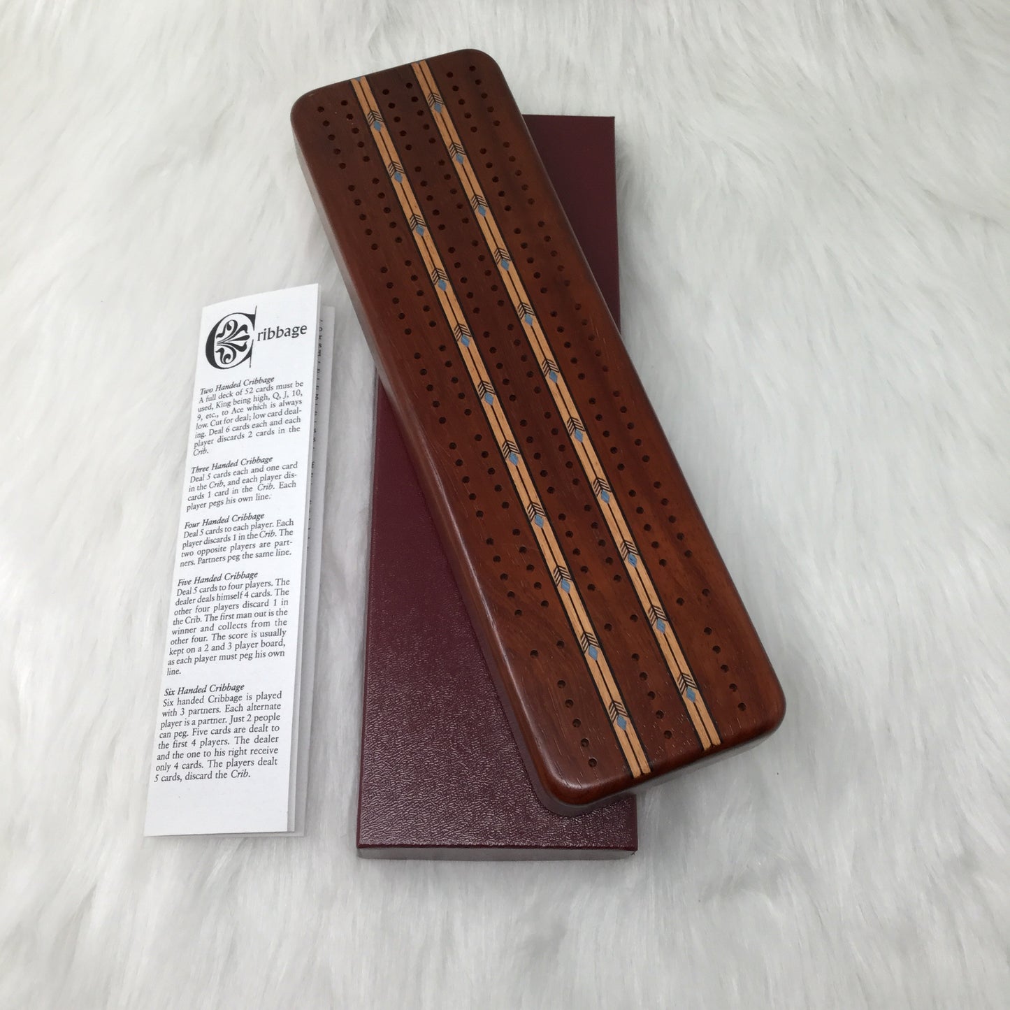 Cribbage board (red)
