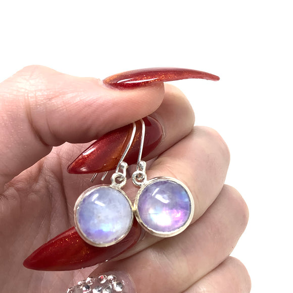 Purple Moonstone Earrings