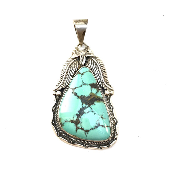Large Turquoise Statement Pendant