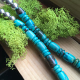 Kingman Turquoise Beaded Necklace