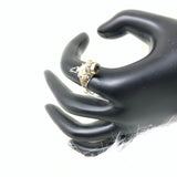 Smoky Quartz Poison Ring, size 8