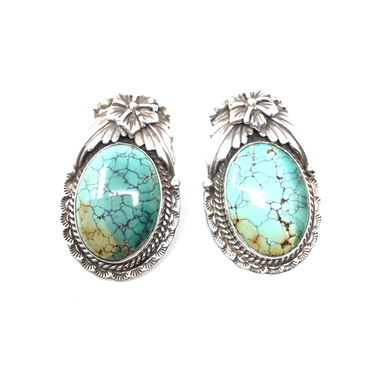Turquoise Clip On Earrings