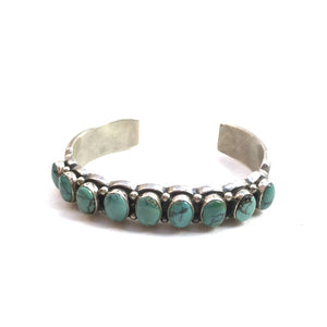 Heavy Turquoise Stacking Cuff