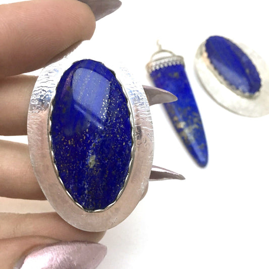 Oval Lapis Lazuli Pendant