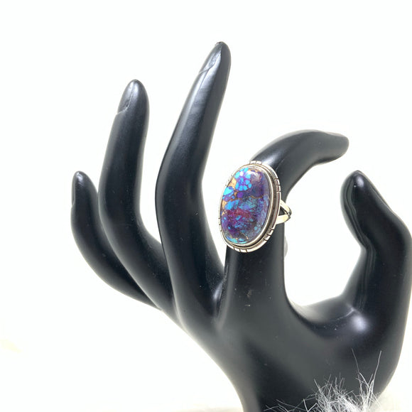 Purple Mojave Turquoise Ring, size 5