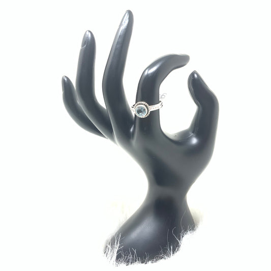 Blue Topaz Ring, size 6