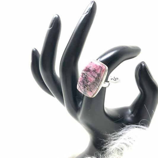 Rhondonite Ring, size 6