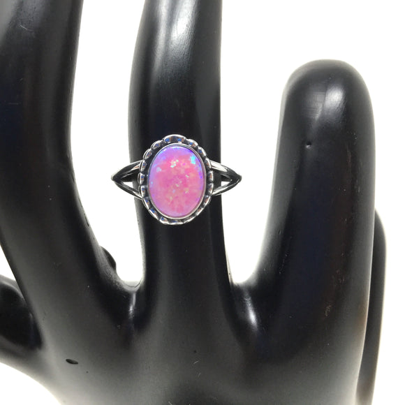Pink Opal Ring, size 6