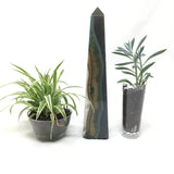Large Green Agate Tower