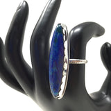 Azurite Malachite Ring, size 7