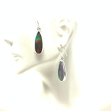 Rainbow Aura Opal Earrings