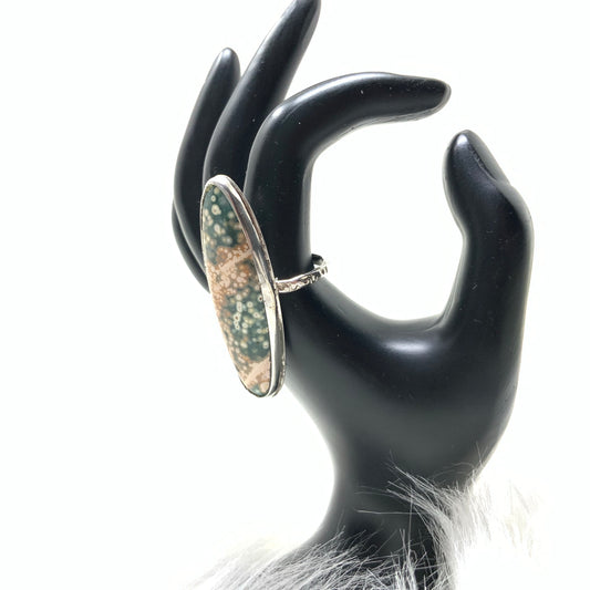 Ocean Jasper Ring, size 11