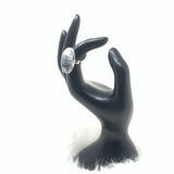 Dendritic Opal Ring, size 5