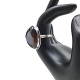 Druzy Quartz Ring, size 8