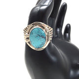 Chinese Turquoise Ring, size 12