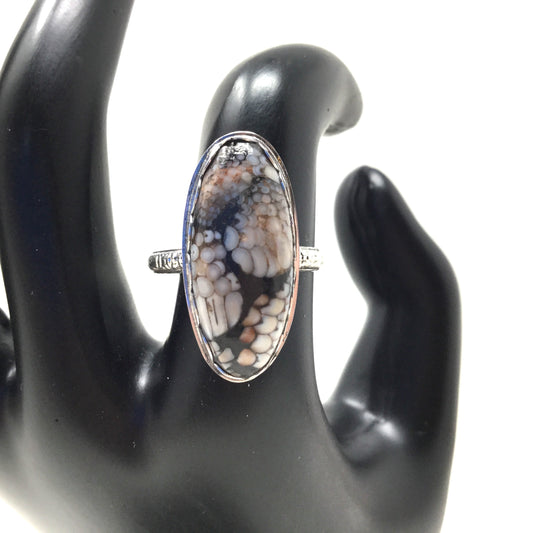 Rattlesnake Coral Ring, size 6