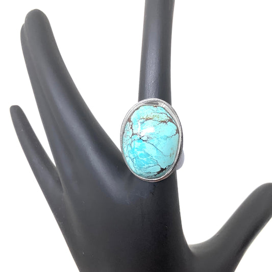 Chinese Turquoise Ring, size 7