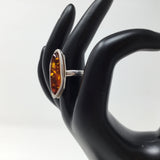 Baltic Amber Ring, size 6.25