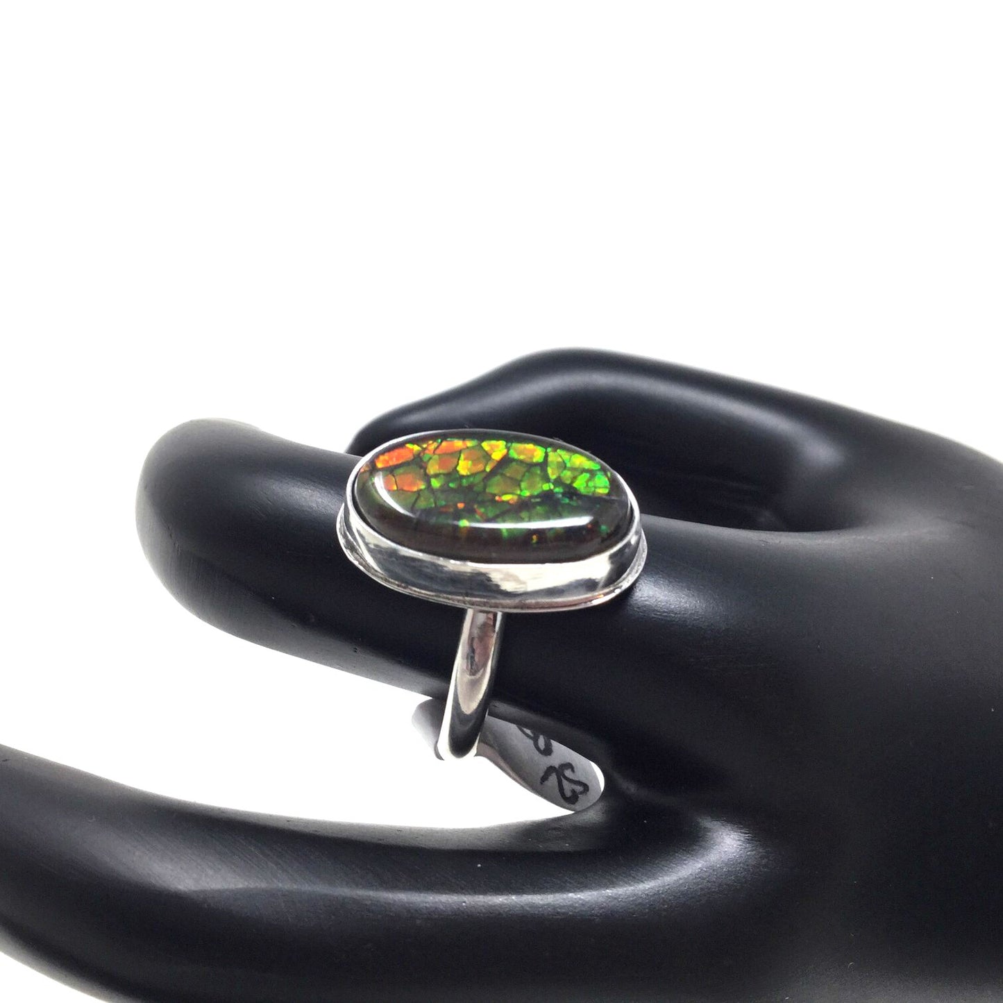 Ammolite Ring, size 9