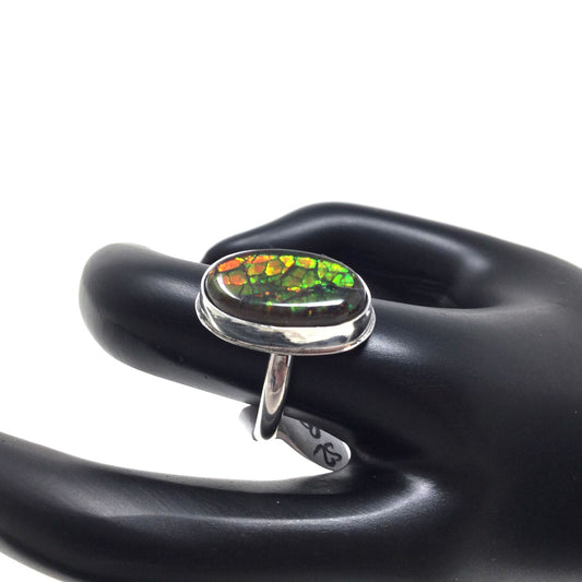 Ammolite Ring, size 9