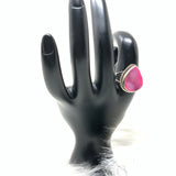Pink Druzy Ring, size 9