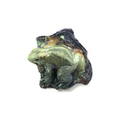 Carved Hubei Turquoise Frog