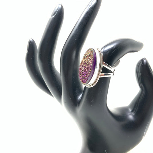 Druzy Ring, size 6