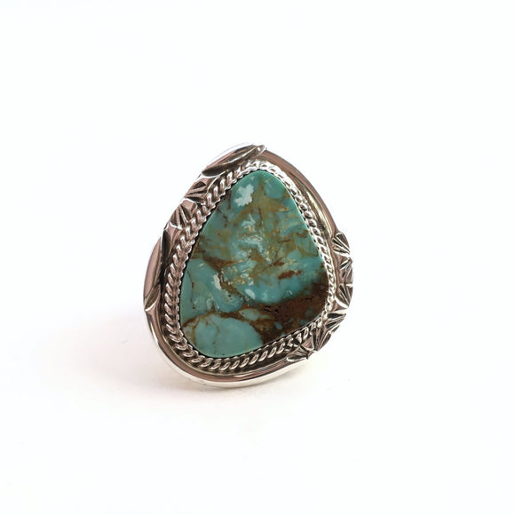 Stunning Large Royston Turquoise Ring, size 12