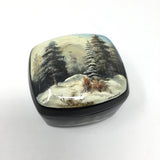 Lacquered Winter Themed Box