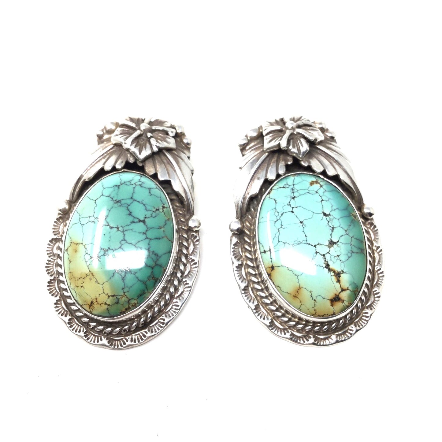 Turquoise Clip On Earrings