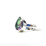 Mystic Topaz Ring, size 8