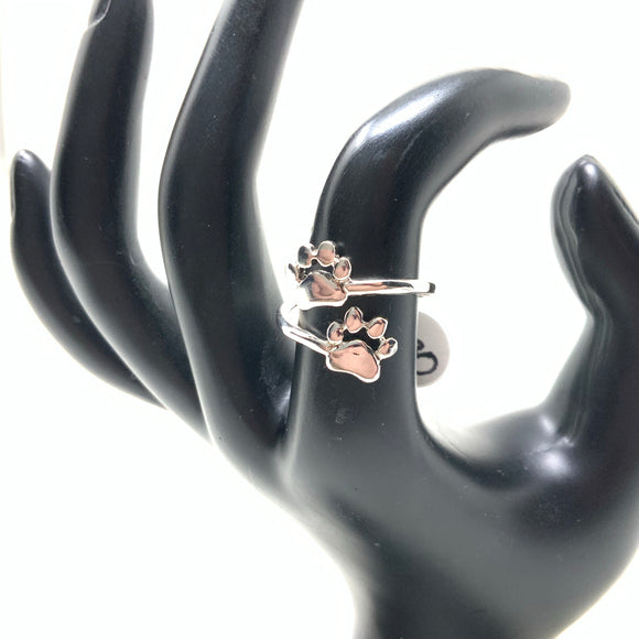 Paw Print Ring, size 7