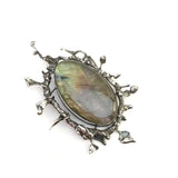 Labradorite Brutalist Pendant