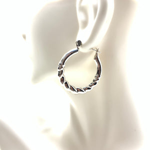 Twisted Hoop Earrings