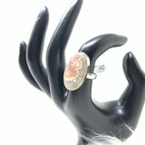 Crazy Lace Agate Ring, size 6
