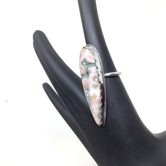 Ocean Jasper Ring, size 7