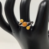 Butterscotch Amber Ring, size 8.5
