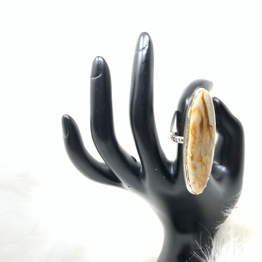 Willow Creek Jasper Ring, size 7