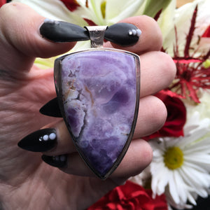 Purple Opaline Pendant