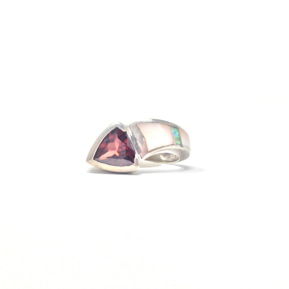 Garnet and Opal Ring, size 6