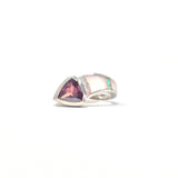 Garnet and Opal Ring, size 6