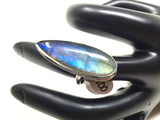 Labradorite Talon Ring, size 6