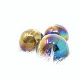 Angel Aura Coated Tigers Eye Sphere