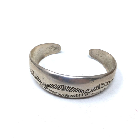 Asymmetrical Navajo Cuff Bracelet