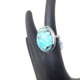 Chinese Turquoise Ring, size 7