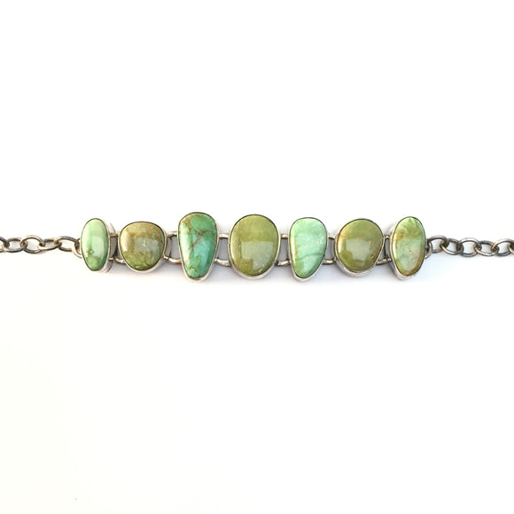 Green Turquoise Tennis Bracelet