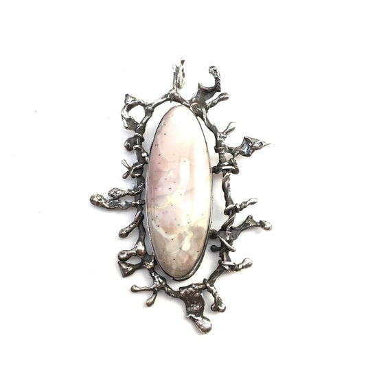 Willow Creek Jasper Brutalist Pendant