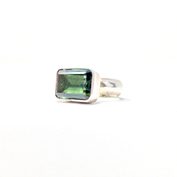 Emerald Valley Quartz Ring, size 8